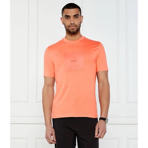 BOSS GREEN T-shirt Logo Rib | Regular Fit ze sklepu Gomez Fashion Store w kategorii T-shirty męskie - zdjęcie 184328048