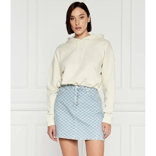 Hugo Blue Bluza Dilvie | Cropped Fit ze sklepu Gomez Fashion Store w kategorii Bluzy damskie - zdjęcie 184328137