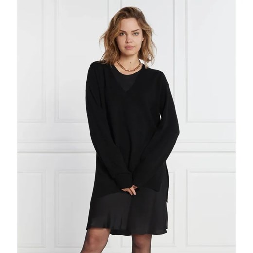 TWINSET Sukienka | z dodatkiem wełny i kaszmiru ze sklepu Gomez Fashion Store w kategorii Sukienki - zdjęcie 184328165