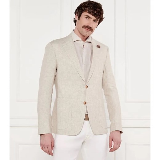 Joop! Lniana marynarka Hoverest12 | Slim Fit ze sklepu Gomez Fashion Store w kategorii Marynarki męskie - zdjęcie 184328249