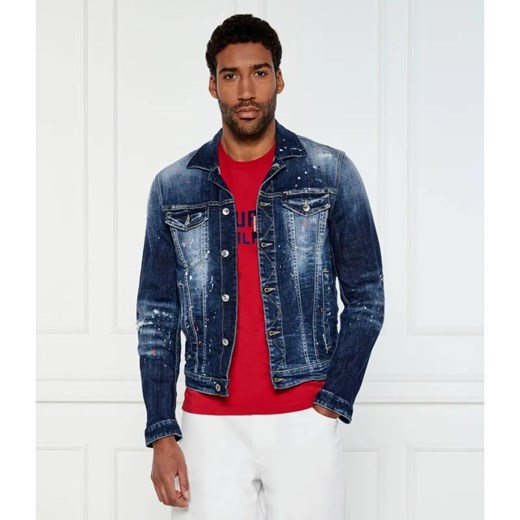 Dsquared2 Kurtka jeansowa | Slim Fit Dsquared2 48 wyprzedaż Gomez Fashion Store