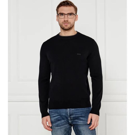 BOSS BLACK Wełniany sweter Ebacio | Regular Fit ze sklepu Gomez Fashion Store w kategorii Swetry męskie - zdjęcie 184328339