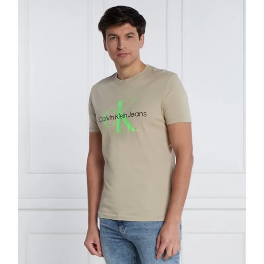 Calvin Klein Jeans T-shirt | Slim Fit ze sklepu Gomez Fashion Store w kategorii T-shirty męskie - zdjęcie 184328426