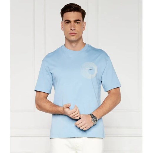 Calvin Klein Jeans T-shirt CIRCLE FREQUENCY | Regular Fit ze sklepu Gomez Fashion Store w kategorii T-shirty męskie - zdjęcie 184328448