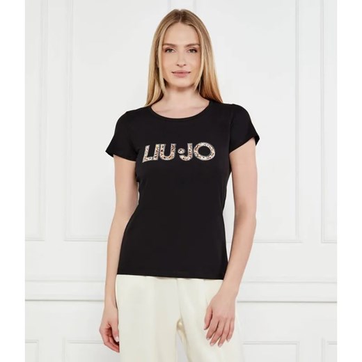 Liu Jo Beachwear T-shirt | Regular Fit ze sklepu Gomez Fashion Store w kategorii Bluzki damskie - zdjęcie 184328465