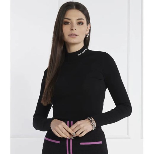 Karl Lagerfeld Golf classic turtle neck | Regular Fit ze sklepu Gomez Fashion Store w kategorii Bluzki damskie - zdjęcie 184328637