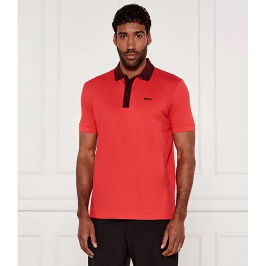 BOSS GREEN Polo Paule Rib | Slim Fit | stretch ze sklepu Gomez Fashion Store w kategorii T-shirty męskie - zdjęcie 184328727