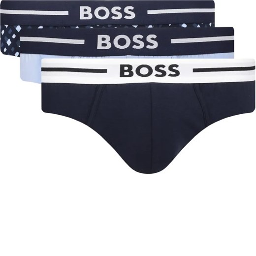 BOSS BLACK Slipy 3-pack HipBr 3P Bold Design ze sklepu Gomez Fashion Store w kategorii Majtki męskie - zdjęcie 184328765