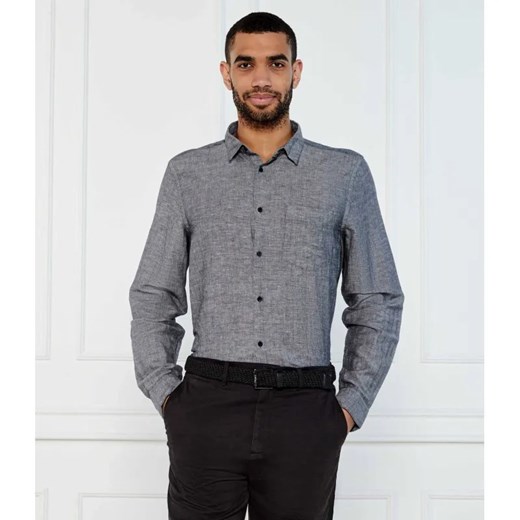 Calvin Klein Lniana koszula | Regular Fit ze sklepu Gomez Fashion Store w kategorii Koszule męskie - zdjęcie 184328797