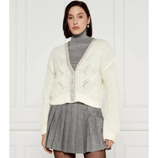 Liu Jo Kardigan | Loose fit | z dodatkiem wełny ze sklepu Gomez Fashion Store w kategorii Swetry damskie - zdjęcie 184328805
