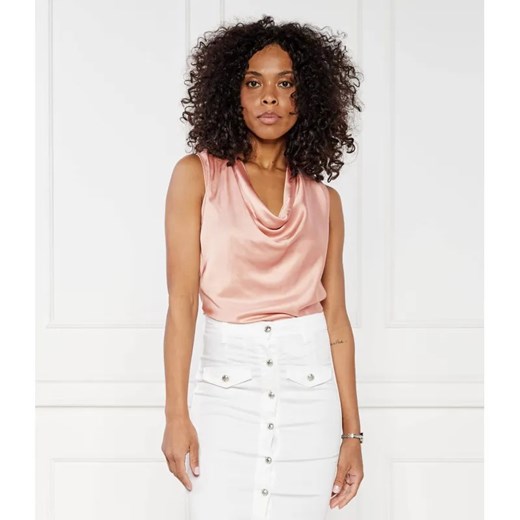 Liu Jo Satynowa bluzka | Regular Fit ze sklepu Gomez Fashion Store w kategorii Bluzki damskie - zdjęcie 184328838