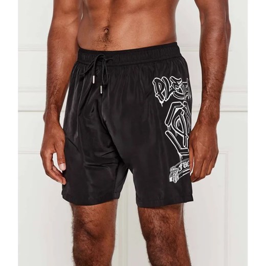 Philipp Plein Szorty kąpielowe Graffiti | Regular Fit ze sklepu Gomez Fashion Store w kategorii Kąpielówki - zdjęcie 184328839