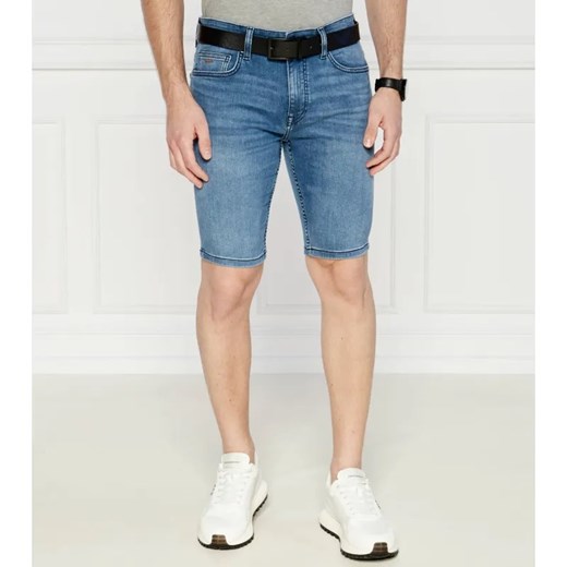 BOSS ORANGE Jeansowe szorty Delaware | Slim Fit ze sklepu Gomez Fashion Store w kategorii Spodenki męskie - zdjęcie 184328847