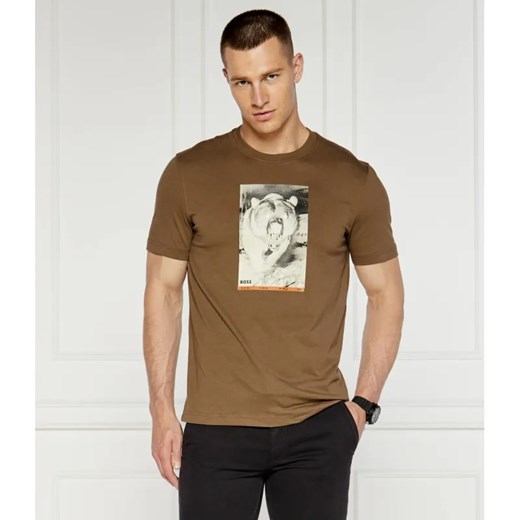 BOSS ORANGE T-shirt | Regular Fit ze sklepu Gomez Fashion Store w kategorii T-shirty męskie - zdjęcie 184328897
