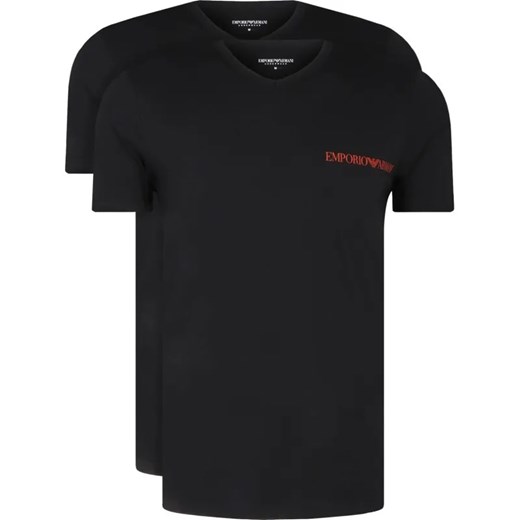 Emporio Armani T-shirt 2-pack | Slim Fit | stretch ze sklepu Gomez Fashion Store w kategorii T-shirty męskie - zdjęcie 184328959