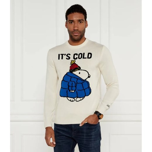 ST.Barth Sweter Heron ST. BARTH X PEANUTS | Regular Fit | z dodatkiem wełny i kaszmiru ze sklepu Gomez Fashion Store w kategorii Swetry męskie - zdjęcie 184329087