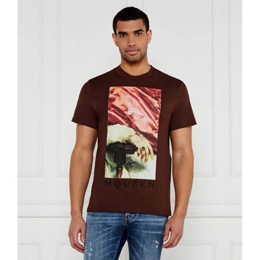 Alexander McQueen T-shirt | Regular Fit ze sklepu Gomez Fashion Store w kategorii T-shirty męskie - zdjęcie 184329088