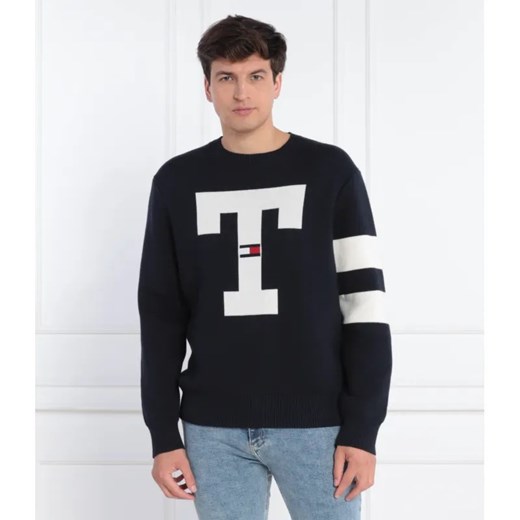 Tommy Jeans Sweter TJM RLX LETTER | Regular Fit Tommy Jeans M wyprzedaż Gomez Fashion Store