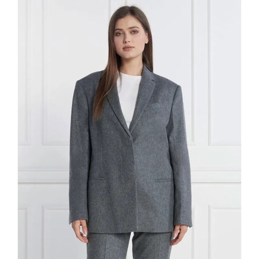 Calvin Klein Wełniana marynarka | Regular Fit ze sklepu Gomez Fashion Store w kategorii Marynarki damskie - zdjęcie 184329115