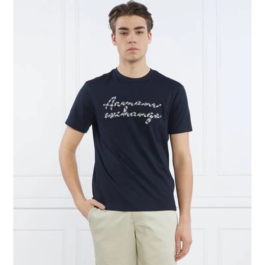 Armani Exchange T-shirt | Regular Fit ze sklepu Gomez Fashion Store w kategorii T-shirty męskie - zdjęcie 184329157