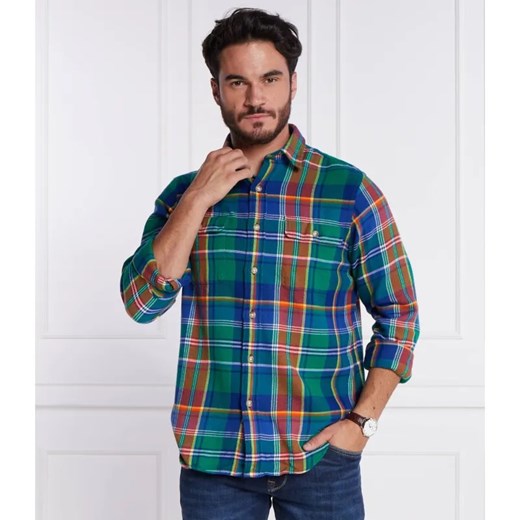 POLO RALPH LAUREN Koszula CLWHTS-LONG SLEEVE-SPORT | Classic fit ze sklepu Gomez Fashion Store w kategorii Koszule męskie - zdjęcie 184329166