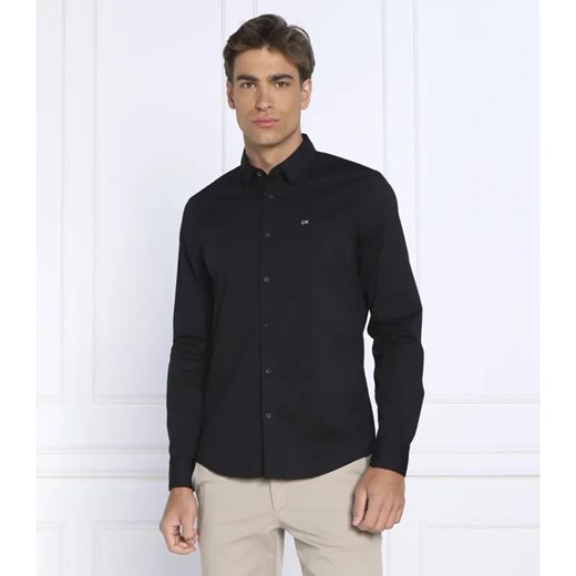 Calvin Klein Koszula POPLIN | Slim Fit ze sklepu Gomez Fashion Store w kategorii Koszule męskie - zdjęcie 184329288
