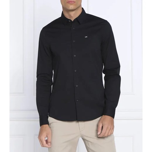 Calvin Klein Koszula POPLIN | Slim Fit ze sklepu Gomez Fashion Store w kategorii Koszule męskie - zdjęcie 184329289