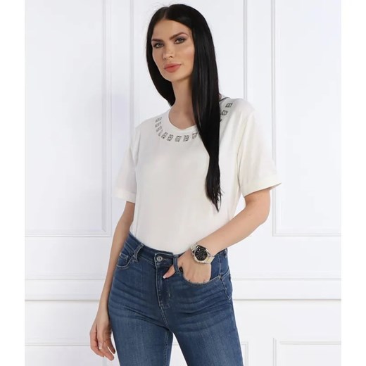 Liu Jo Sport T-shirt | Regular Fit ze sklepu Gomez Fashion Store w kategorii Bluzki damskie - zdjęcie 184329356