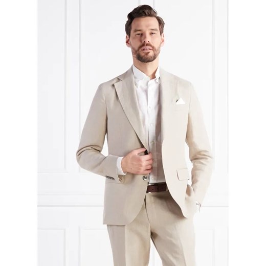 Oscar Jacobson Lniana marynarka | Regular Fit ze sklepu Gomez Fashion Store w kategorii Marynarki męskie - zdjęcie 184329365