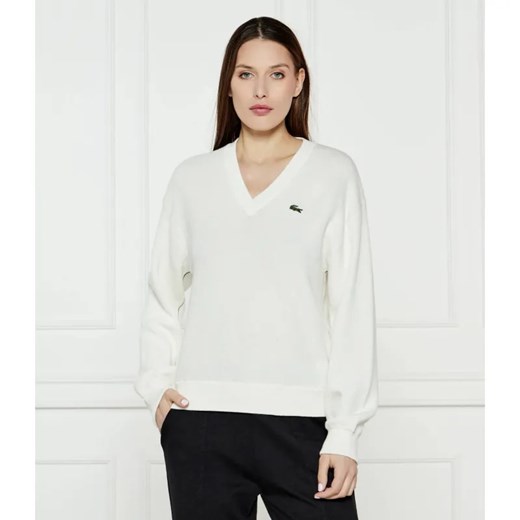 Lacoste Sweter | Regular Fit ze sklepu Gomez Fashion Store w kategorii Swetry damskie - zdjęcie 184329427