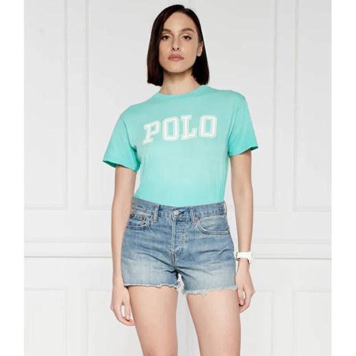 POLO RALPH LAUREN T-shirt | Regular Fit ze sklepu Gomez Fashion Store w kategorii Bluzki damskie - zdjęcie 184329435
