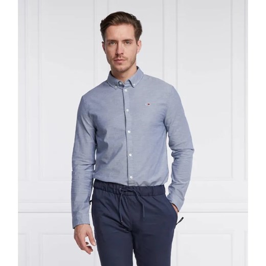 Tommy Jeans Koszula | Slim Fit | oxford ze sklepu Gomez Fashion Store w kategorii Koszule męskie - zdjęcie 184329445