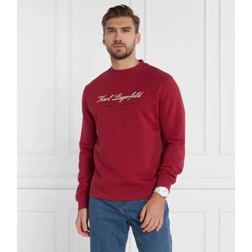 Karl Lagerfeld Bluza CREWNECK | Regular Fit ze sklepu Gomez Fashion Store w kategorii Bluzy męskie - zdjęcie 184329465