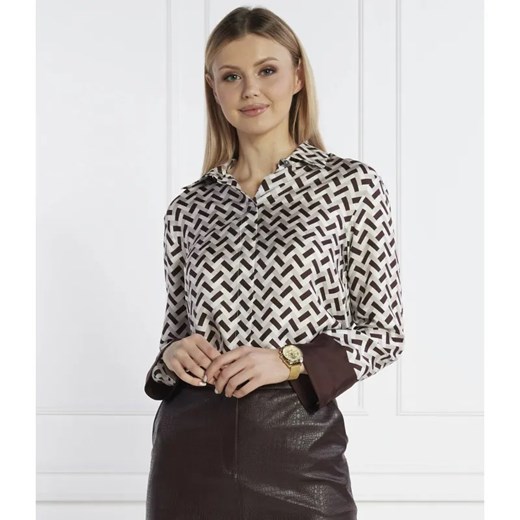 Max Mara Leisure Jedwabna koszula STONE | Regular Fit ze sklepu Gomez Fashion Store w kategorii Koszule damskie - zdjęcie 184329476