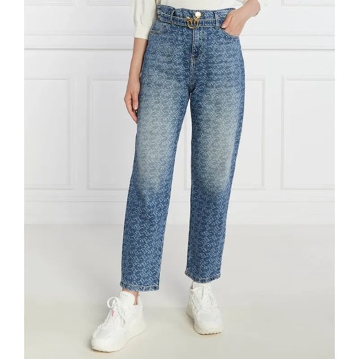 Pinko Jeansy FLEXI MADDIE | Mom Fit ze sklepu Gomez Fashion Store w kategorii Jeansy damskie - zdjęcie 184329559