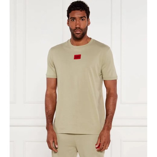 HUGO T-shirt Diragolino212 | Regular Fit ze sklepu Gomez Fashion Store w kategorii T-shirty męskie - zdjęcie 184329577
