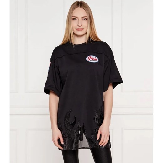 Pinko T-shirt | Relaxed fit ze sklepu Gomez Fashion Store w kategorii Bluzki damskie - zdjęcie 184329579