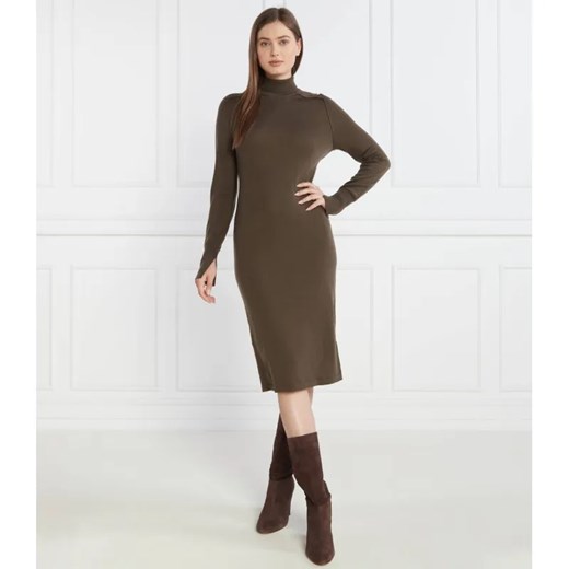 Calvin Klein Wełniana sukienka EXTRA FINE HIGH-NK ze sklepu Gomez Fashion Store w kategorii Sukienki - zdjęcie 184329608