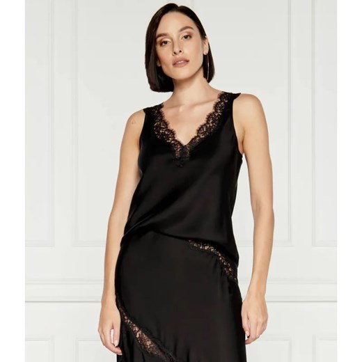 Samsøe Samsøe Satynowy top SALACY 14905 | Regular Fit ze sklepu Gomez Fashion Store w kategorii Bluzki damskie - zdjęcie 184329625