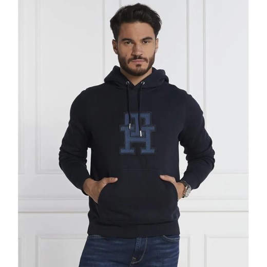 Tommy Hilfiger Bluza MONOGRAM APPLIQUE HOODY | Regular Fit ze sklepu Gomez Fashion Store w kategorii Bluzy męskie - zdjęcie 184329629