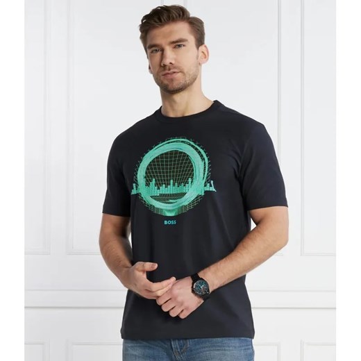BOSS GREEN T-shirt Tee 8 | Regular Fit ze sklepu Gomez Fashion Store w kategorii T-shirty męskie - zdjęcie 184329758