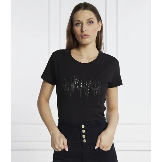 Liu Jo Sport T-shirt | Slim Fit ze sklepu Gomez Fashion Store w kategorii Bluzki damskie - zdjęcie 184329876