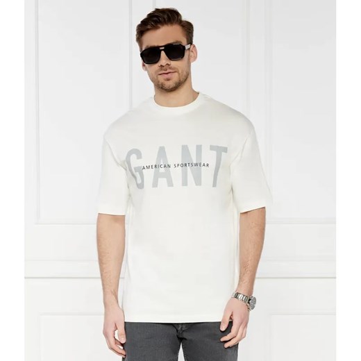 Gant T-shirt GRAPHIC | Regular Fit ze sklepu Gomez Fashion Store w kategorii T-shirty męskie - zdjęcie 184329889