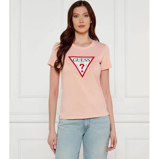 GUESS T-shirt | Regular Fit ze sklepu Gomez Fashion Store w kategorii Bluzki damskie - zdjęcie 184329918