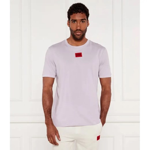 HUGO T-shirt Diragolino212 | Regular Fit ze sklepu Gomez Fashion Store w kategorii T-shirty męskie - zdjęcie 184329957
