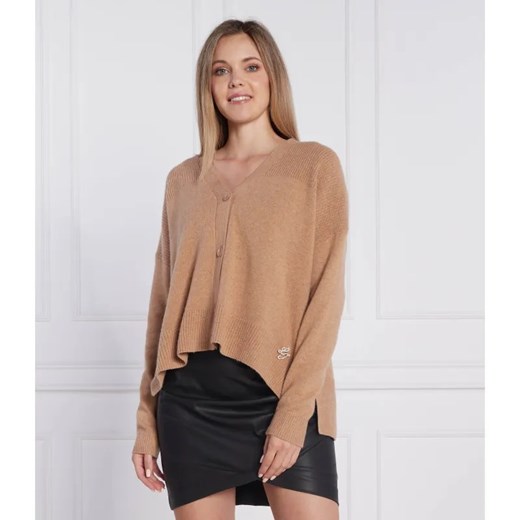 Liu Jo Wełniany kardigan | Regular Fit ze sklepu Gomez Fashion Store w kategorii Swetry damskie - zdjęcie 184329977