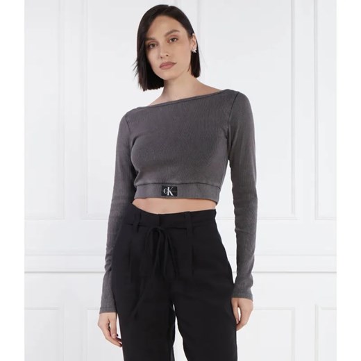 Calvin Klein Jeans Bluzka | Cropped Fit ze sklepu Gomez Fashion Store w kategorii Bluzki damskie - zdjęcie 184330008