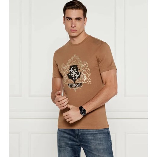 GUESS T-shirt | Slim Fit ze sklepu Gomez Fashion Store w kategorii T-shirty męskie - zdjęcie 184330017