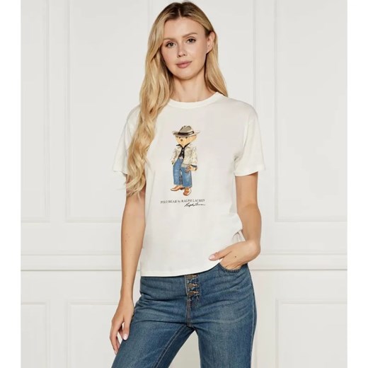 POLO RALPH LAUREN T-shirt | Regular Fit Polo Ralph Lauren XS okazyjna cena Gomez Fashion Store