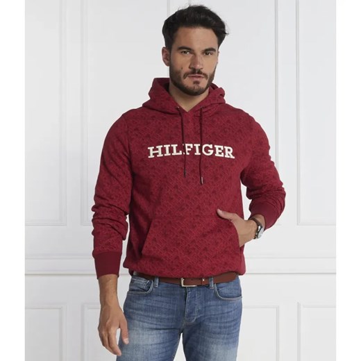 Tommy Hilfiger Bluza AOP MONOGRAM HOODY | Regular Fit ze sklepu Gomez Fashion Store w kategorii Bluzy męskie - zdjęcie 184330037